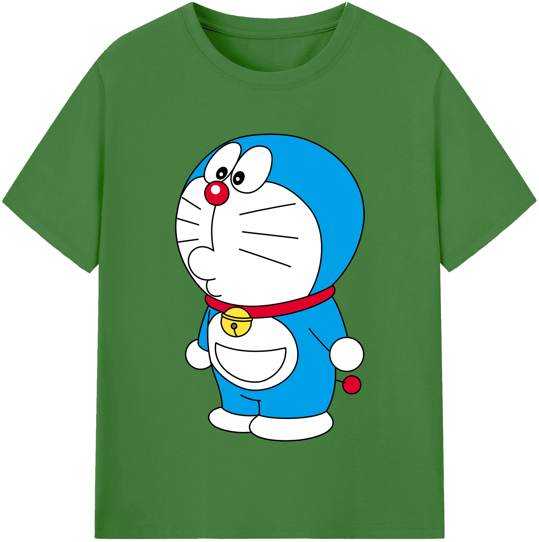 （画像用） ドラえもん Doraemon レディースカジュアルプリントTシャツ（綿100％）